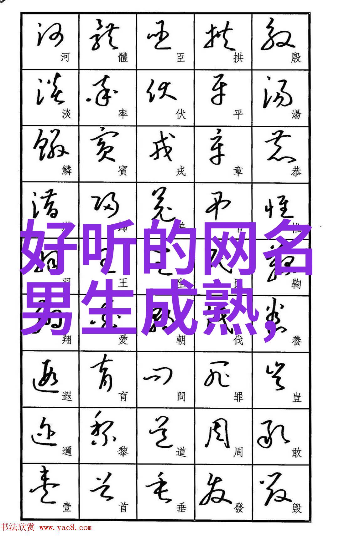 取一个霸气的网名感受清冷气质50款设计亮点